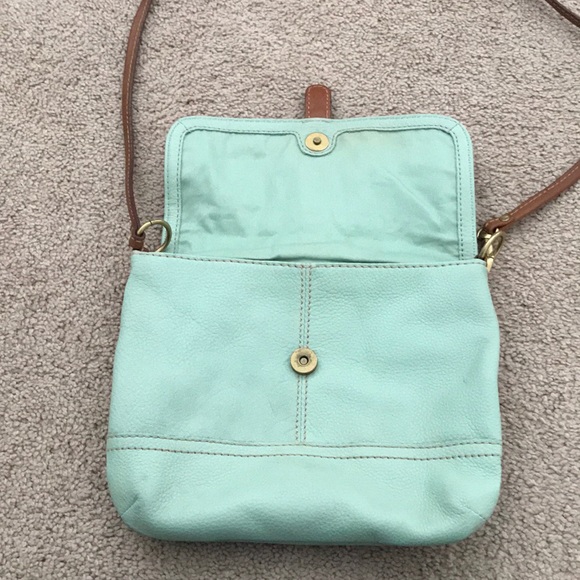 FOSSIL small mint crossbody bag - Picture 5 of 7